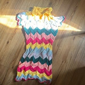 Color wave Dress